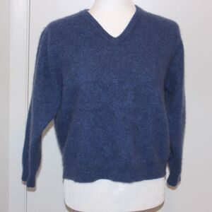 Club Room Blue Cashmere Pullover Sweater Women Size XXL